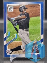 2021 Topps Rookie Royal Blue Jesus Sanchez #269 Miami Marlins